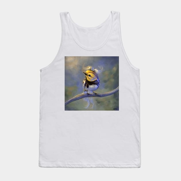 Yellow headed bird Tank Top by Artofokan